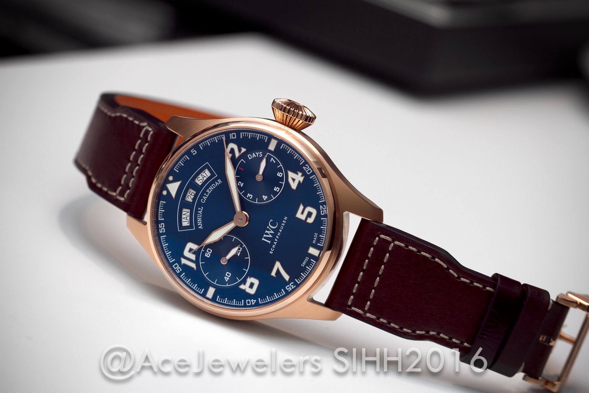 iwc le petit prince annual calendar